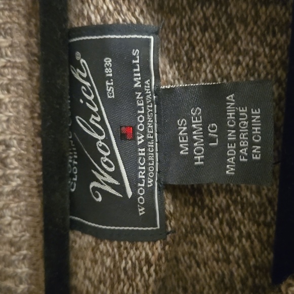 Woolrich - Wool BlendSweater. Brown. Size Large. Exceptional condition!! - Picture 3 of 4